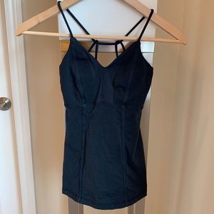 Lululemon Spaghetti Strap Tank Luon Black Size 2